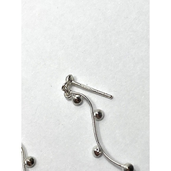 925 Brilliance IBB Thailand Earrings Drops Dangles - Picture 4 of 11